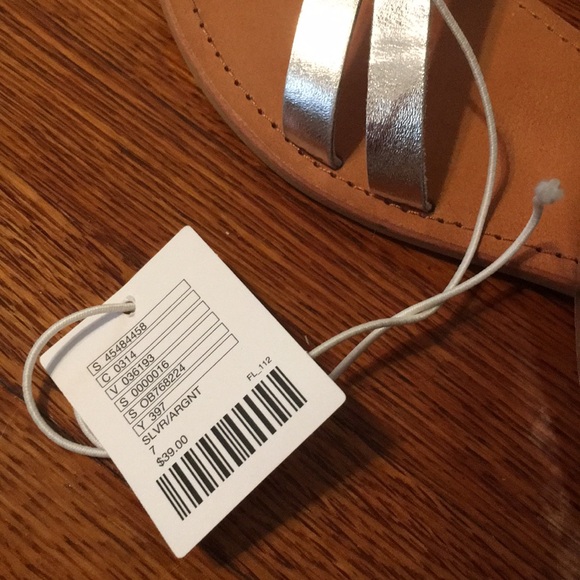 Silver strappy sandals - Picture 3 of 5